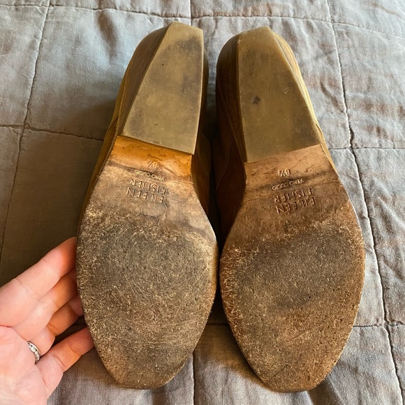 Eileen Fisher Even Nubuck Ankle Boots - Picture 5 of 9